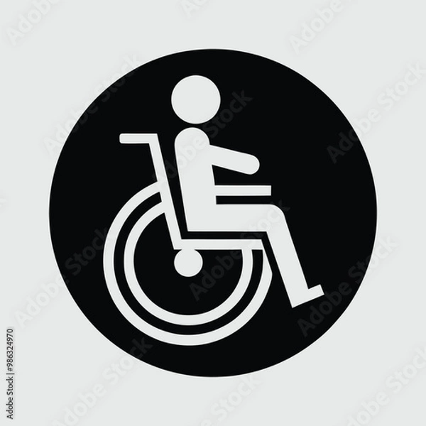 Obraz accessibility-icon vector illustration 