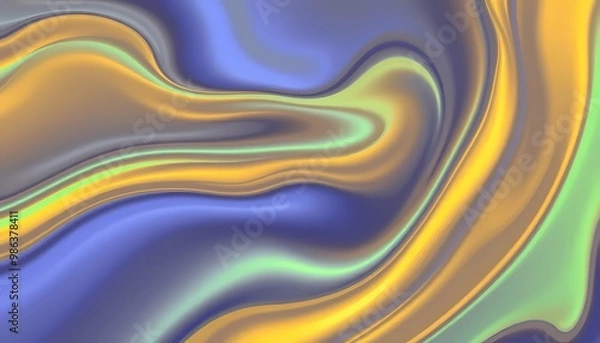 Fototapeta abstract colorful background with waves