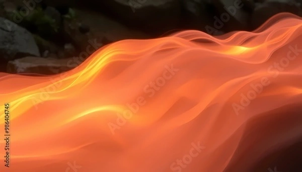 Fototapeta abstract background with fire