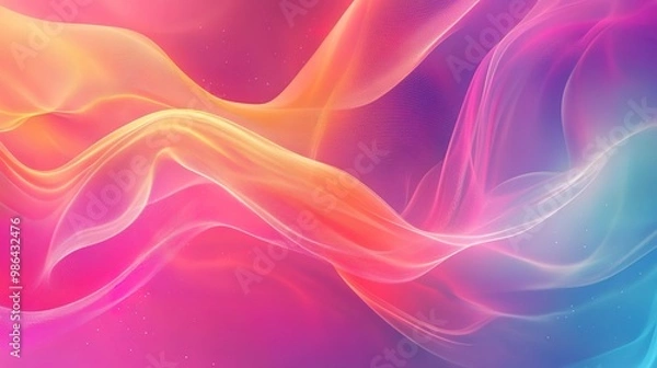 Fototapeta Smooth abstract gradient with light-to-dark color transitions