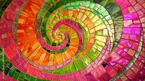 Obraz Spiral Mosaic Artwork