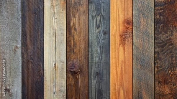 Fototapeta Natural wood texture background with rich colors and a rustic vibe