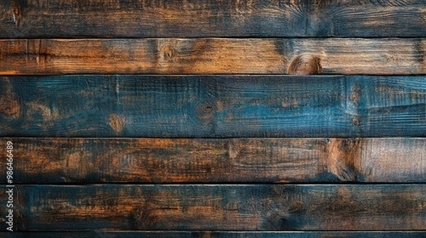 Fototapeta Natural wood texture background with rich colors and a rustic vibe