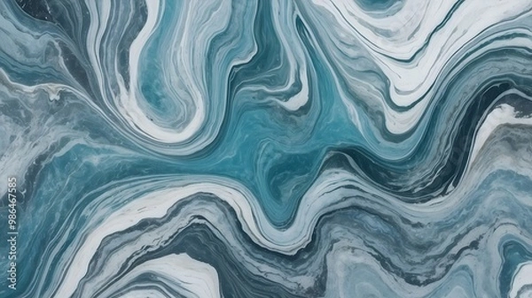 Fototapeta abstract wave marble stone texture background