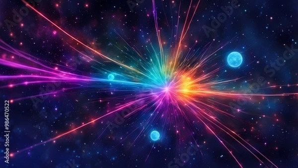 Obraz background with stars