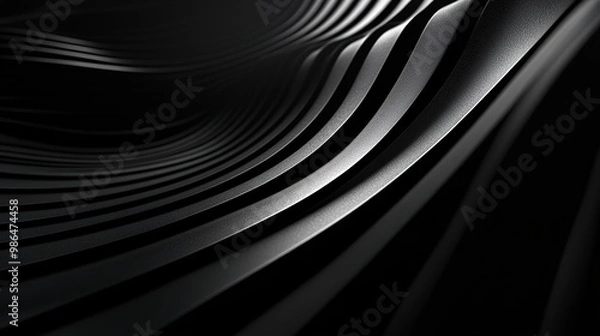 Fototapeta Modern black luxury background with high-end design and rich finishes