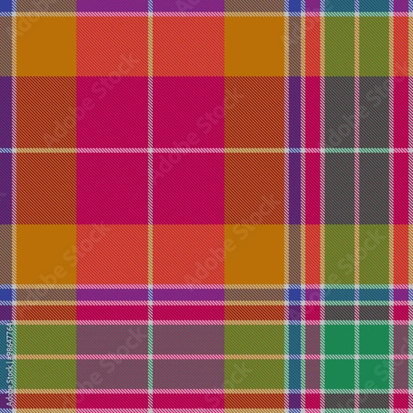 Obraz Textured tartan plaid