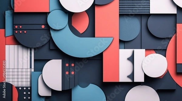 Fototapeta Clean business background with professional color palette and smooth layout