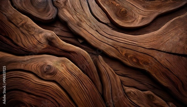 Obraz a abstract wooden textured background