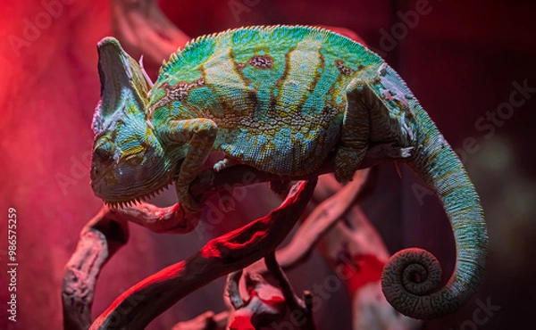 Obraz chameleon