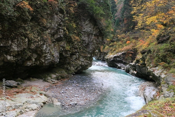 Fototapeta 黒部峡谷