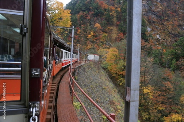 Fototapeta 黒部峡谷