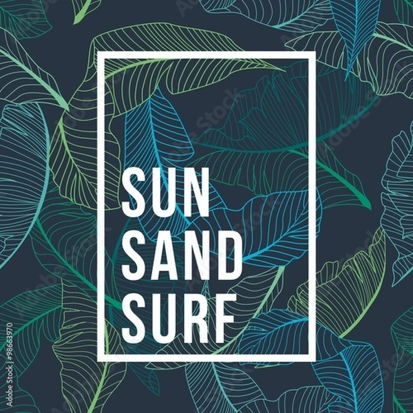 Obraz lato tekst dłoni