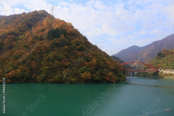 Fototapeta 黒部峡谷
