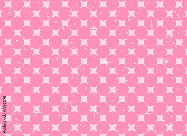 Fototapeta キラキラ　デコレーション　ドット背景