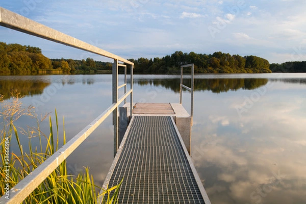 Obraz Sluice gate on the pond