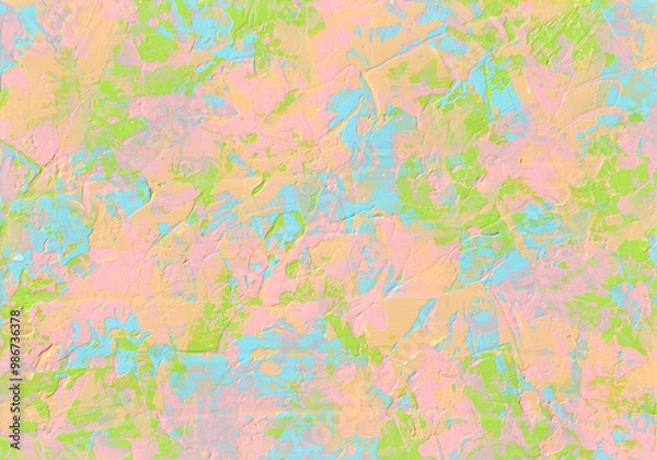 Fototapeta ペイントテクスチャパステルカラー４色