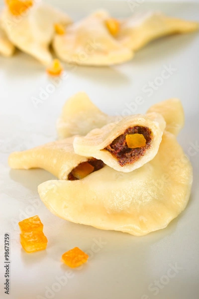 Obraz Piroggen mit der Mohnfüllung