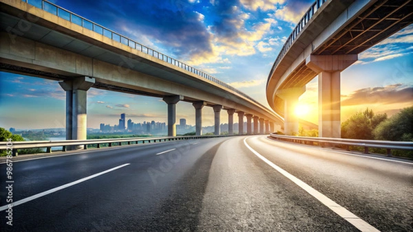 Fototapeta bridge over the river