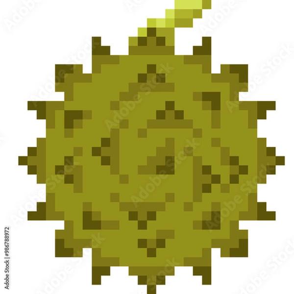 Obraz Pixel Durian Fruit