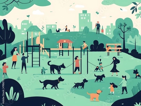 Fototapeta cat and dog