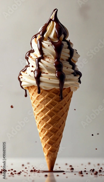 Obraz chocolate ice cream