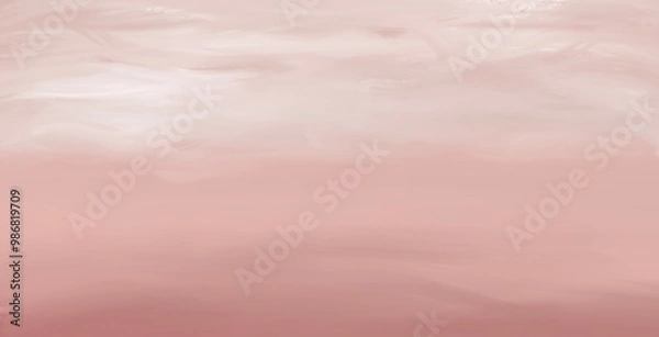 Obraz A pink-toned background with faint white mist, creating a dreamy, serene atmosphere that evokes the feeling of a light fragrance and a sense of calm and comfort.