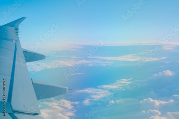 Fototapeta 飛行機から見えるアイスランドの風景