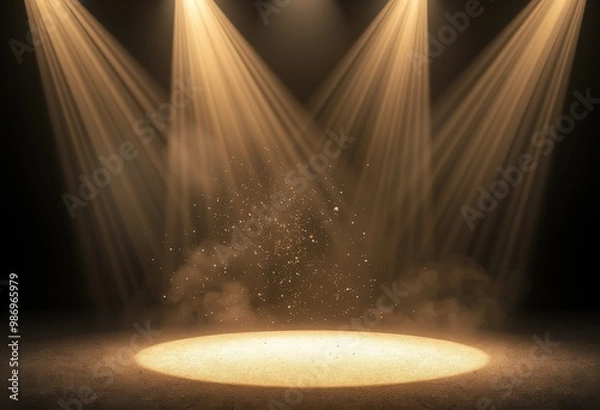 Obraz spotlight on stage