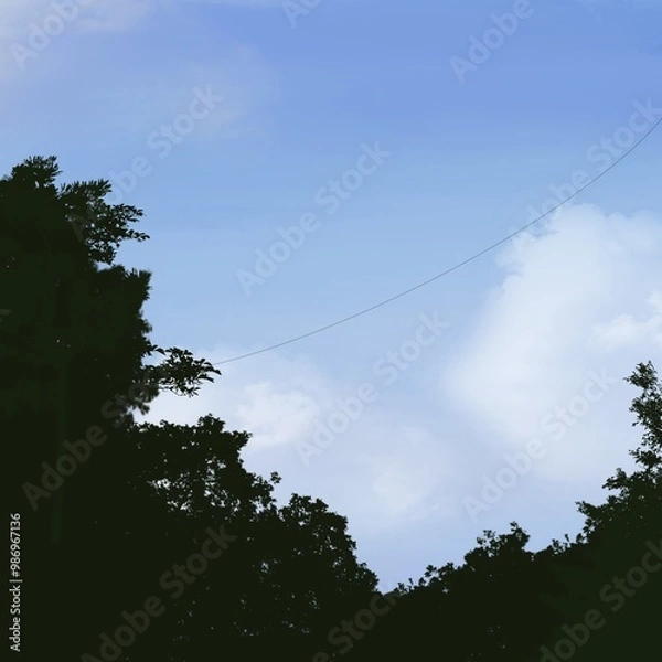 Fototapeta sky and clouds