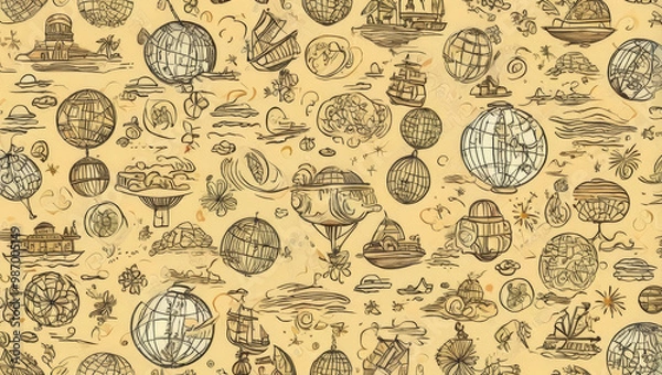 Obraz Wanderlust Unleashed: Exploring the World's Wonders