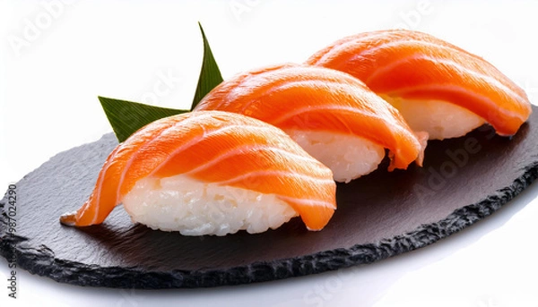 Fototapeta サーモンの握り寿司