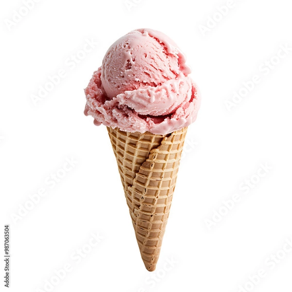 Obraz ice cream cone isolated on white