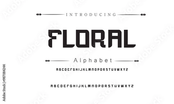 Obraz Trendy Artistic Font Styles