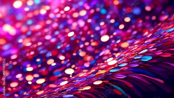 Obraz 躍動するカラフルな模様