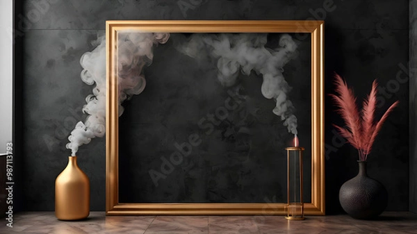 Fototapeta blackboard with chalk