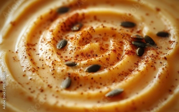Fototapeta Creamy Pumpkin Soup