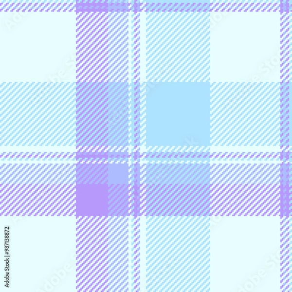 Fototapeta Tartan textile pattern of fabric background plaid with a vector texture check seamless.