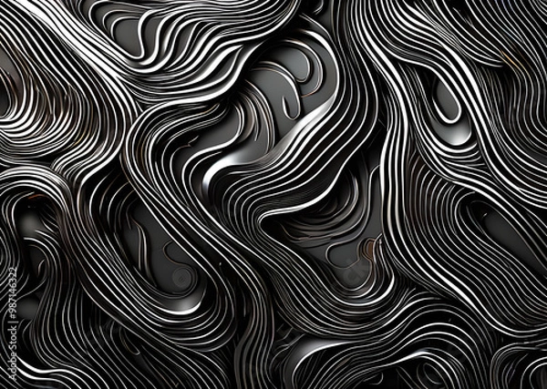 Fototapeta Creative bright abstract background illustration.generative ai