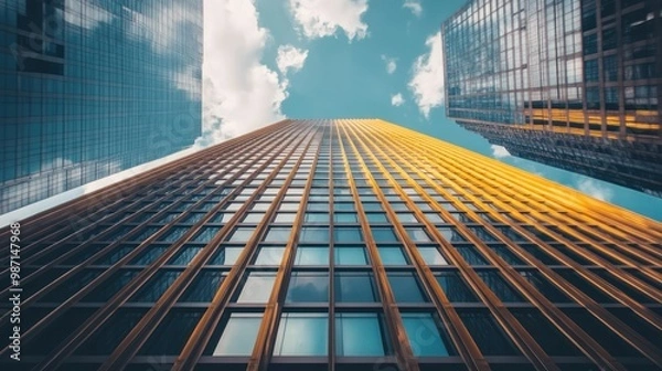 Obraz Golden Skyscraper
