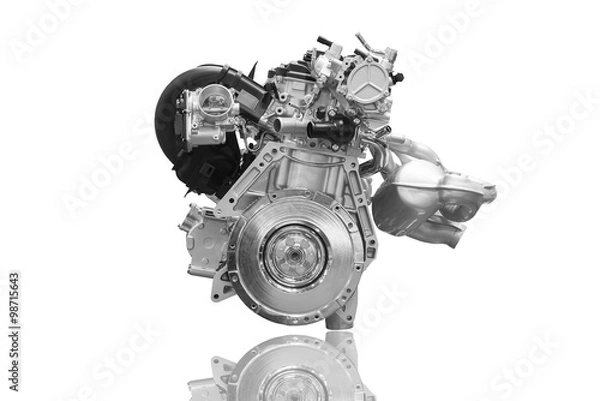 Fototapeta A fragment of the engine