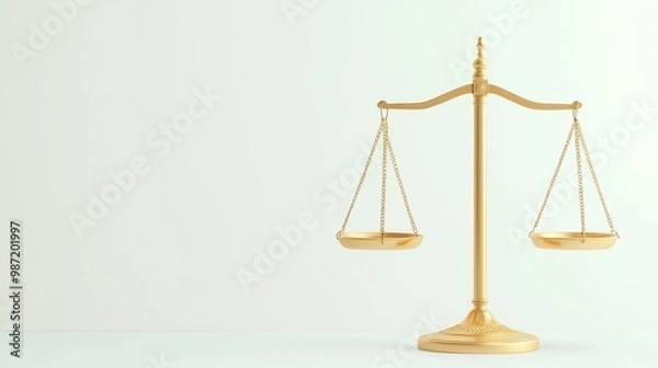 Fototapeta Double Jeopardy Explored, a vivid representation of the legal principle preventing multiple trials for the same offense, highlighting the balance of power within the justice system