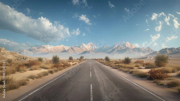 Obraz Road through the Mountains