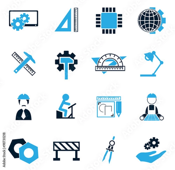 Obraz Engineering icons