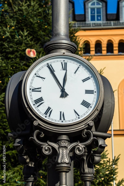 Obraz Alte Uhr Fünf vor Zwölf