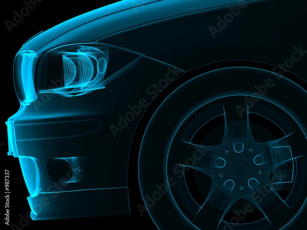 Obraz przód samochodu