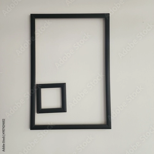 Fototapeta picture frame on wall