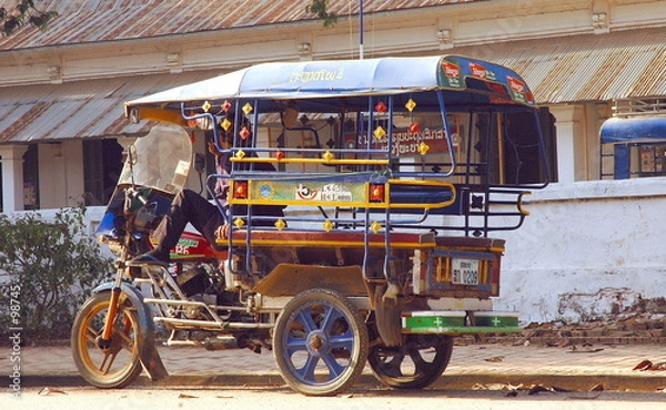 Fototapeta tuk tuk thailandais