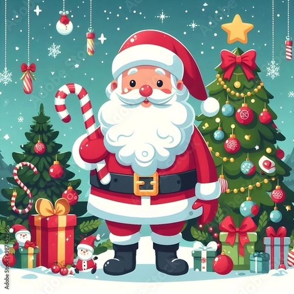 Obraz santa claus  vector 