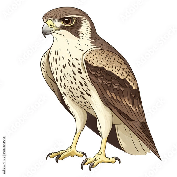 Obraz Saker Falcon transparent icon | Icon | Anime